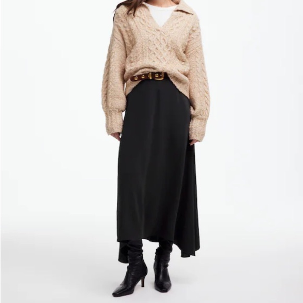 Madewell Black Maxi Skirt